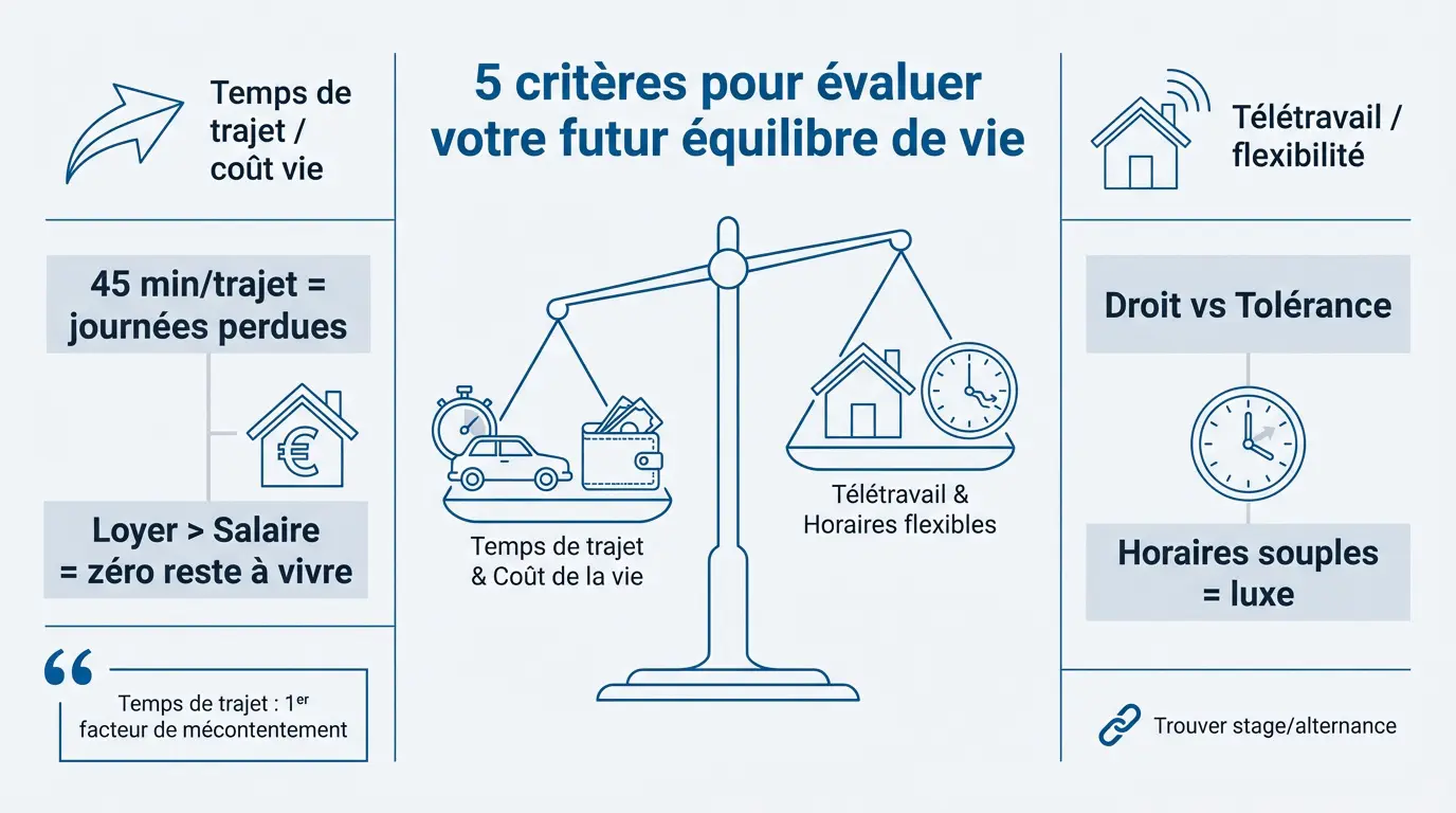 Jeune professionnelle évaluant sereinement ses options de carrière pour un meilleur équilibre de vie