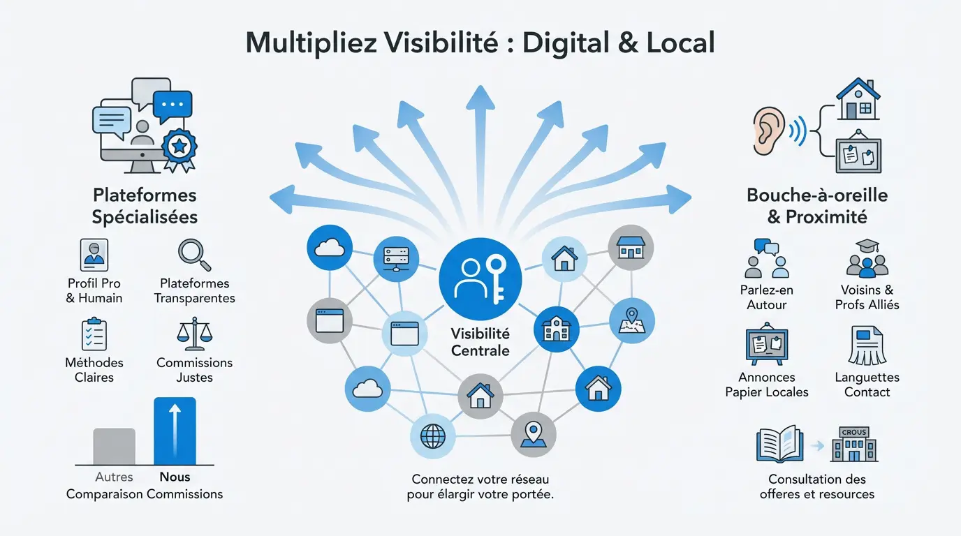 Stratégies de visibilité pour prof particulier entre numérique et local
