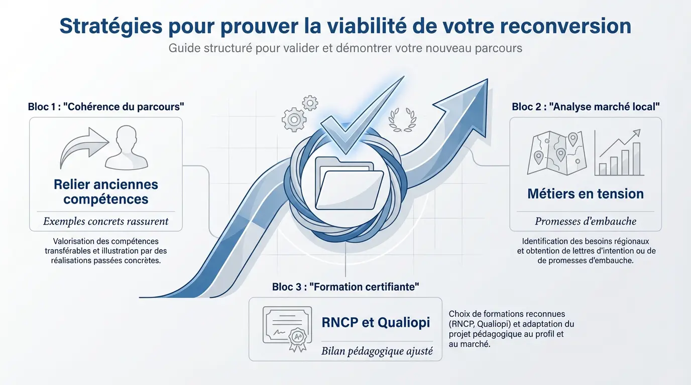 Conseils pour valider un dossier de transition professionnelle